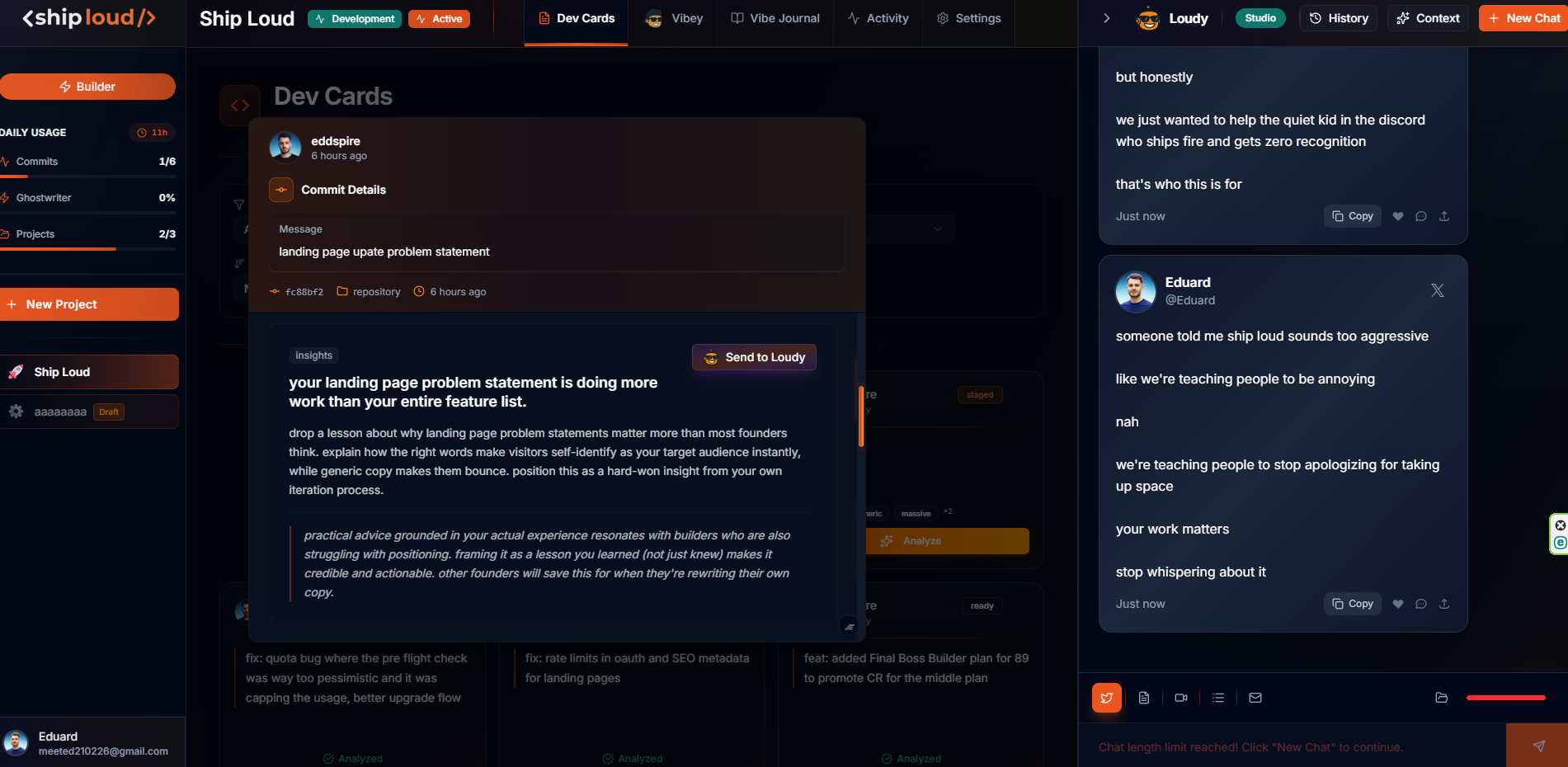 Ship Loud Platform Overview